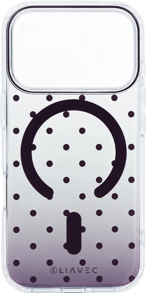 Dėklas Liavec Bubble Case do Iphone 18 Pro Max/17 Pro Max violetinė