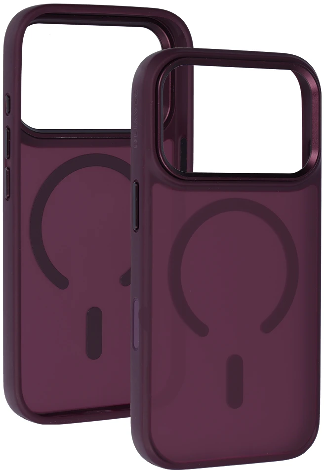 Dėklas Liavec Cloudy Case with Metal Camera Frame do Iphone 18 Pro Max/17 Pro Max violetinė (Camera Control Button)