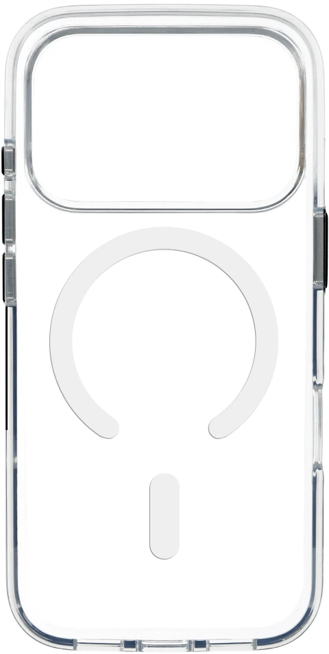 Liavec Pure dėklas su kameros valdymo mygtuku, skirtas iPhone 18 Pro/17 Pro, juodas