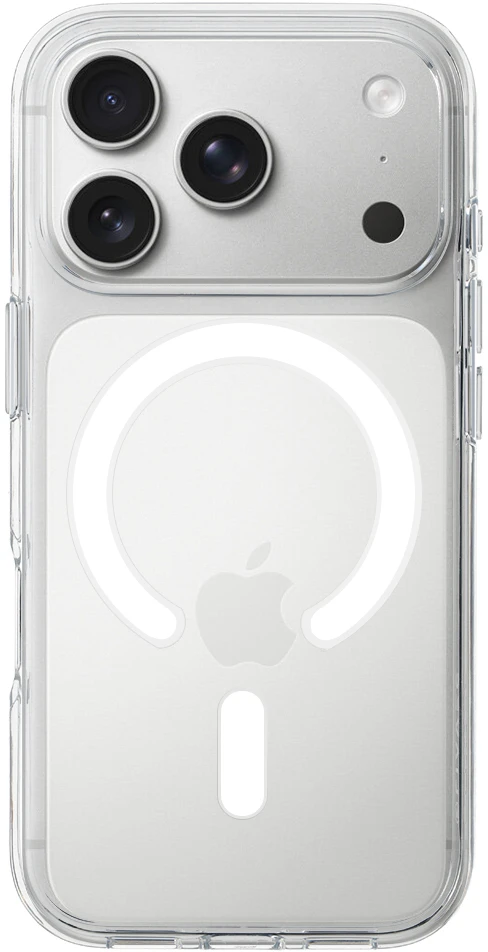 Dėklas Liavec Pure Case with camera control button do Iphone 18 Pro Max/17 Pro Max balta