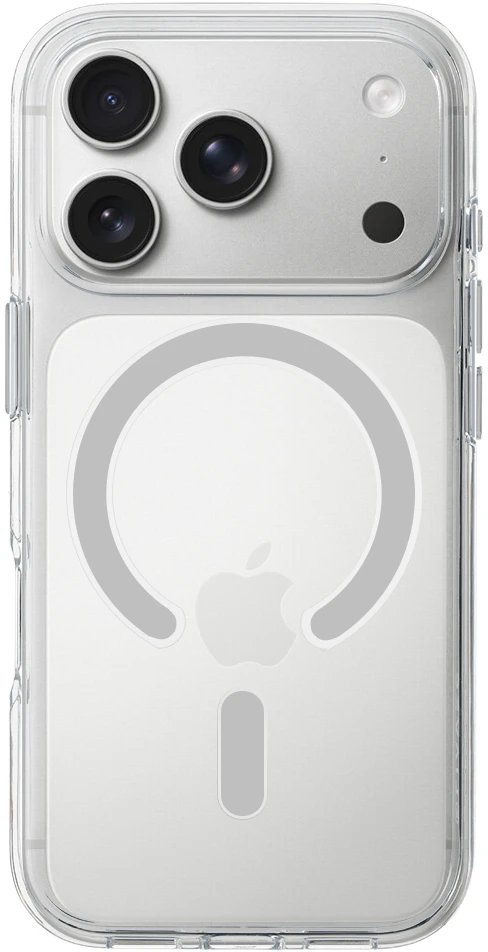 Dėklas Liavec Pure Case with camera control button do Iphone 18 Pro/17 Pro pilka
