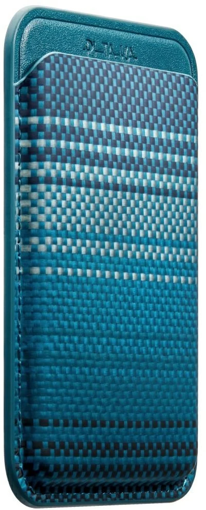 Dėklas Magnetic wallet PITAKA Woven Wallet MagSafe for phone moonrise