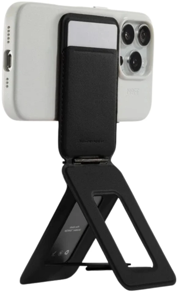 Dėklas Magnetinė piniginė ir telefono stovas Moft Movas Tripod MagSafe juodas