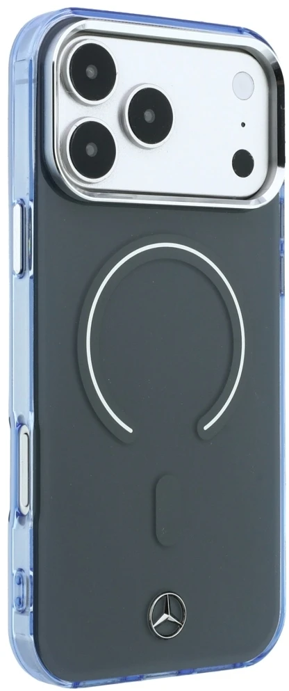 Dėklas Mercedes Double Layer Iconic Logo MagSafe Case for iPhone 18 Pro Max / 17 Pro Max - Dark Gray