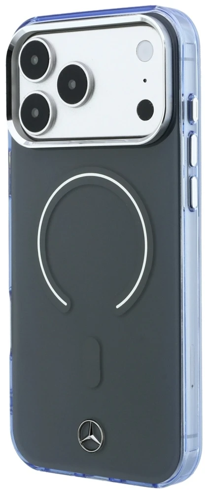 Dėklas Mercedes Double Layer Iconic Logo MagSafe Case for iPhone 18 Pro Max / 17 Pro Max - Dark Gray