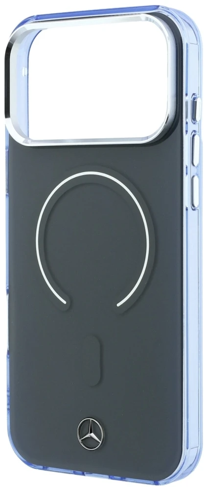 Dėklas Mercedes Double Layer Iconic Logo MagSafe Case for iPhone 18 Pro Max / 17 Pro Max - Dark Gray