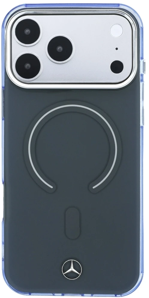Dėklas Mercedes Double Layer Iconic Logo MagSafe Case for iPhone 18 Pro Max / 17 Pro Max - Dark Gray