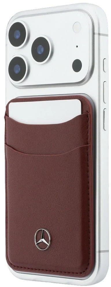 Dėklas Mercedes „Grilis Pattern“ ir kortelių piniginė iš odos su „MagSafe“, skirtas iPhone 18 Pro Max/17 Pro Max