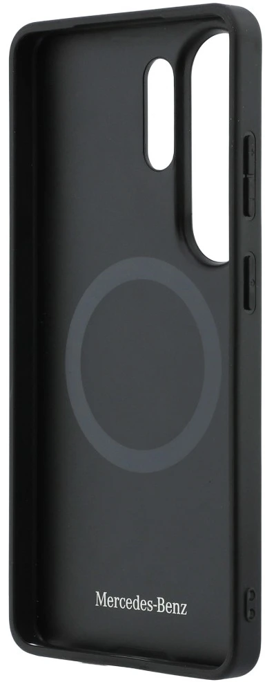 Dėklas Mercedes Laurel Leaves MagSafe for Samsung Galaxy S26 Ultra juodos spalvos