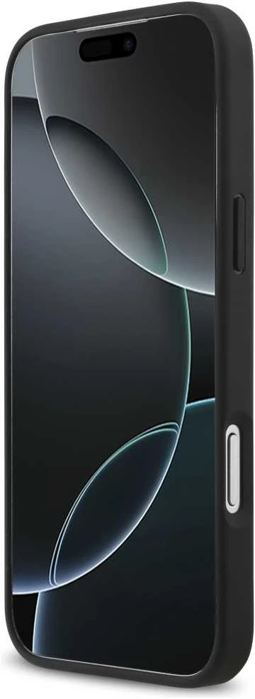 Mercedes odinis dėklas su lauro lapų ir dryžių raštu, MagSafe, iPhone 17 Pro Max, mėlynas