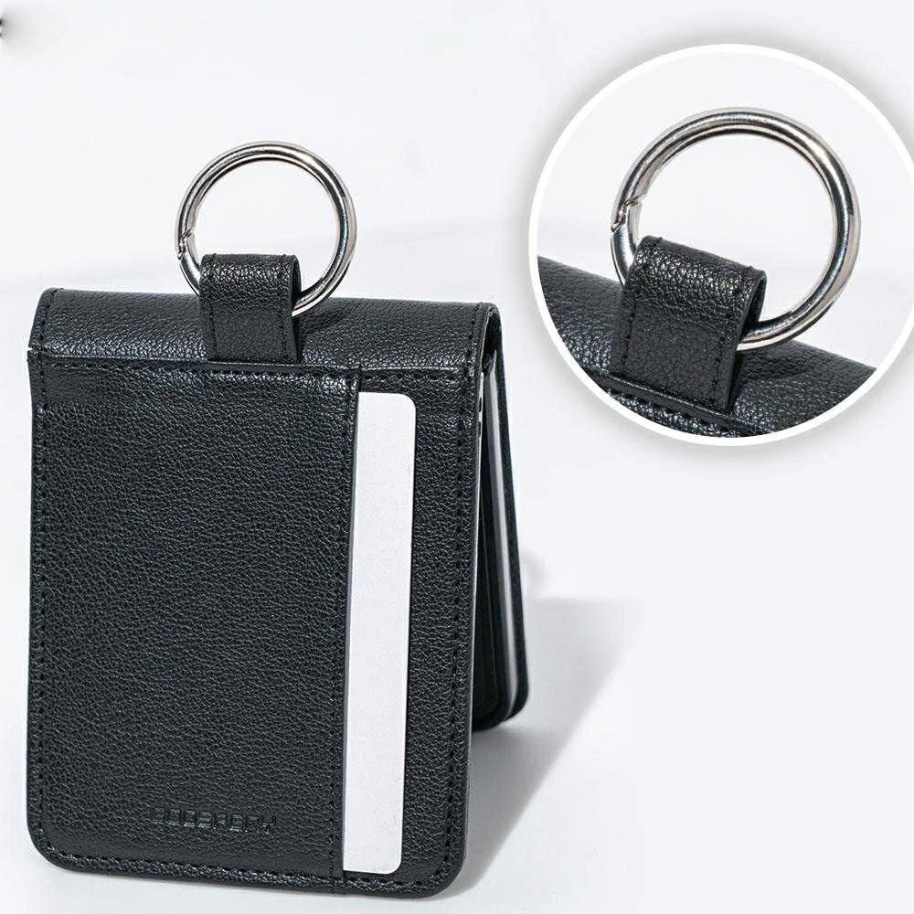 Dėklas Mercury Basic Diary skirtas Samsung Galaxy Z Flip7 juodos spalvos