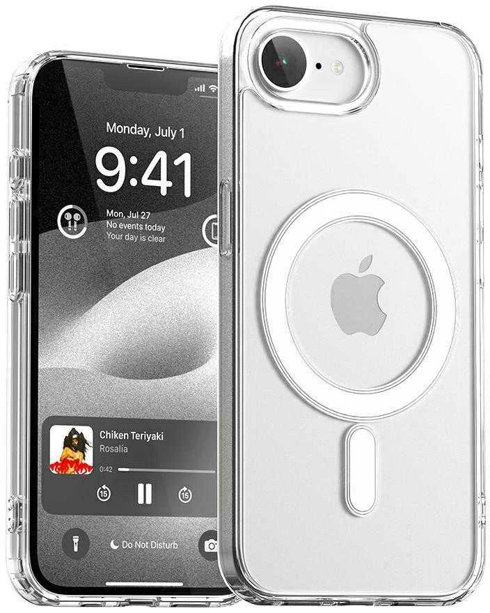 Dėklas Mercury Jelhard MagSafe skirta Apple iPhone 16e skaidrus
