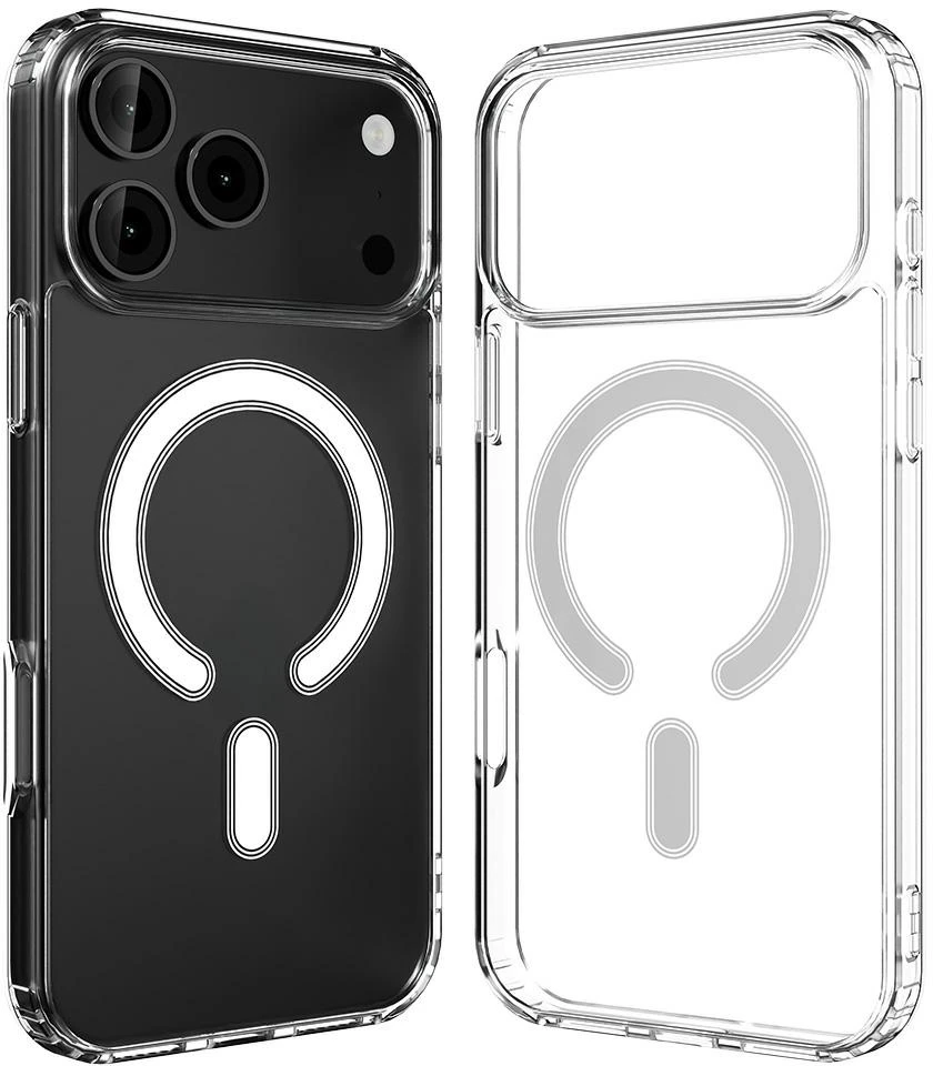 Dėklas Mercury Jelhard MagSafe skirtas iPhone 17 Pro Max skaidrus