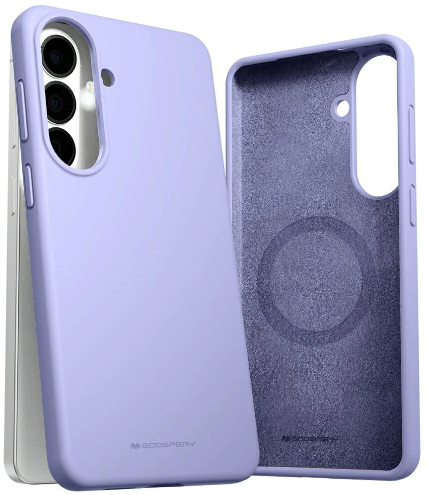 Dėklas Mercury Pure Magsafe Silicon Case Samsung S947 S26 Plus levandos pilka