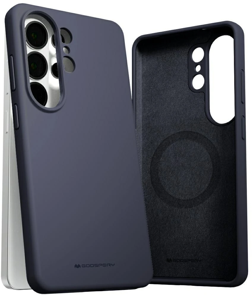 Dėklas Mercury Pure Magsafe Silicon Case Samsung S948 S26 Ultra tamsiai mėlynas