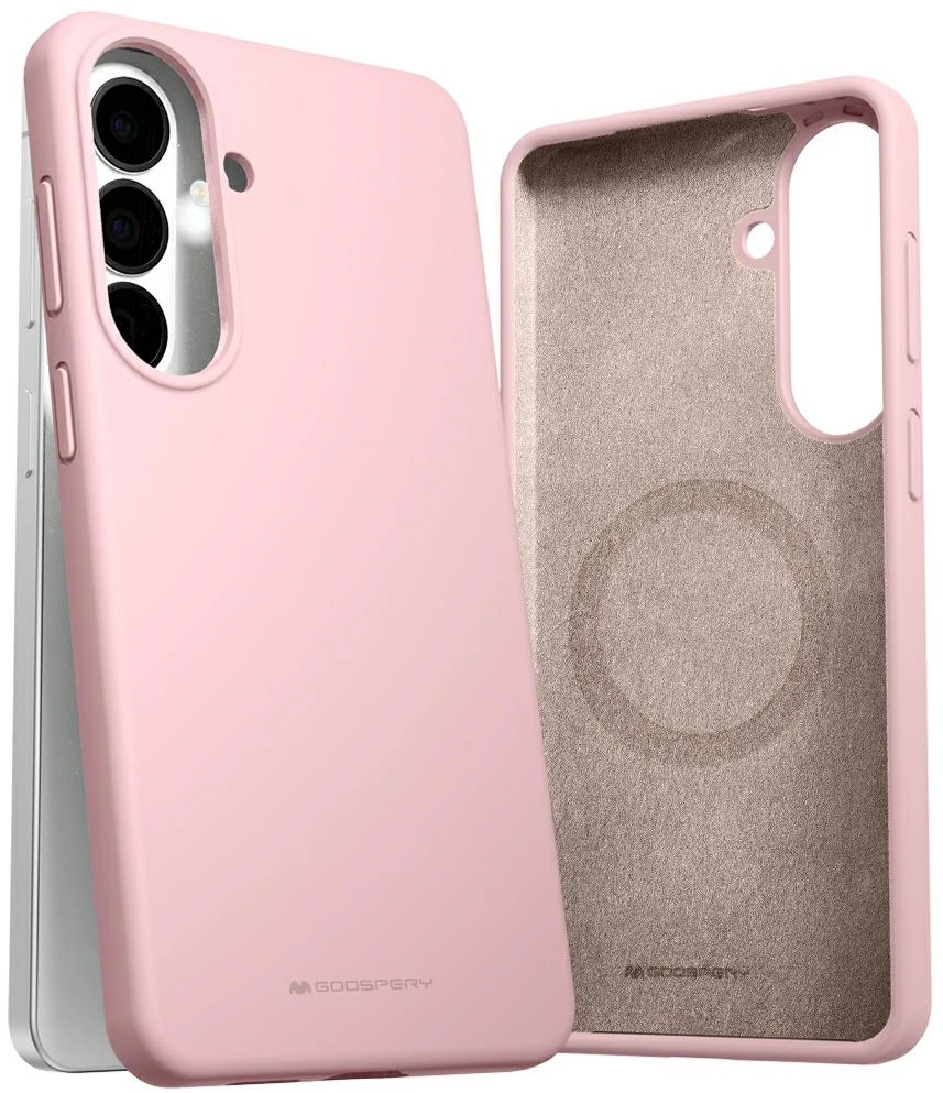 Dėklas Mercury Pure Magsafe Silicon Case Samsung S947 S26 Plus rožinio smėlio
