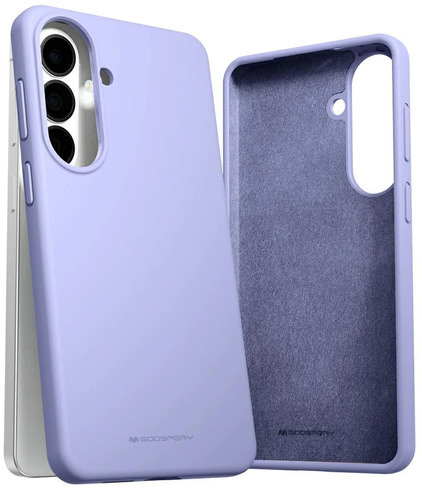 Dėklas Mercury Silicone for Samsung Galaxy S26+ lavender pilkas