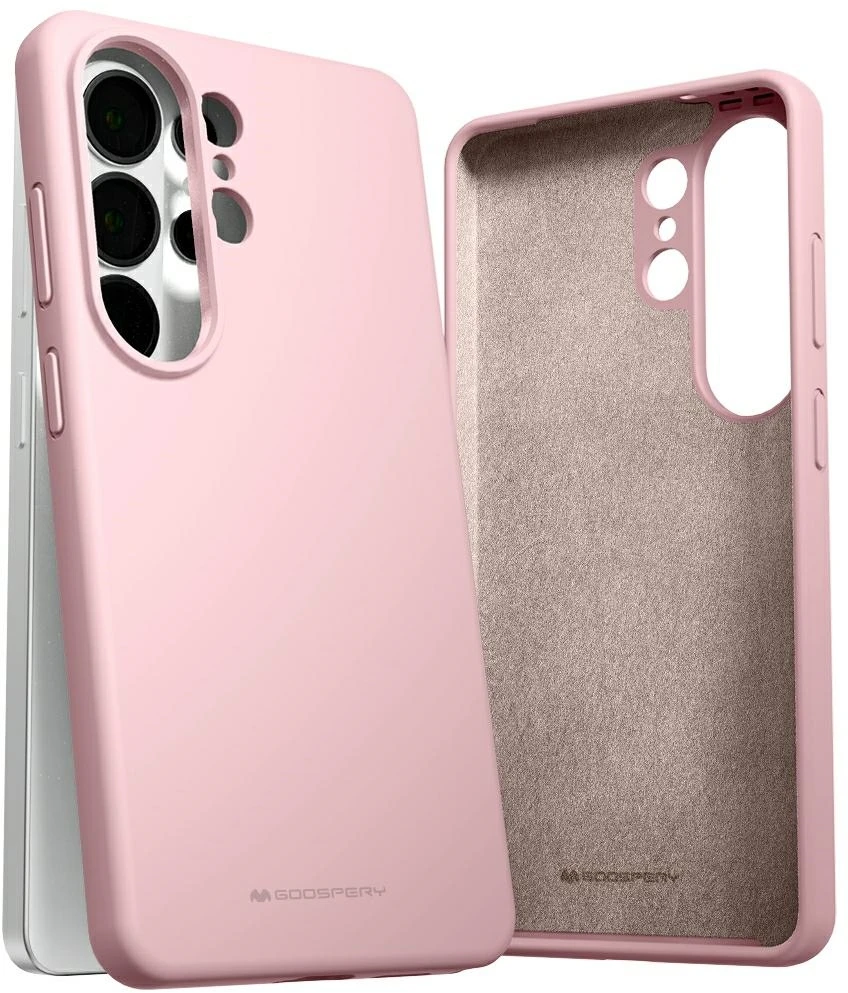 Dėklas Mercury Silicone for Samsung Galaxy S26 Ultra pink sand