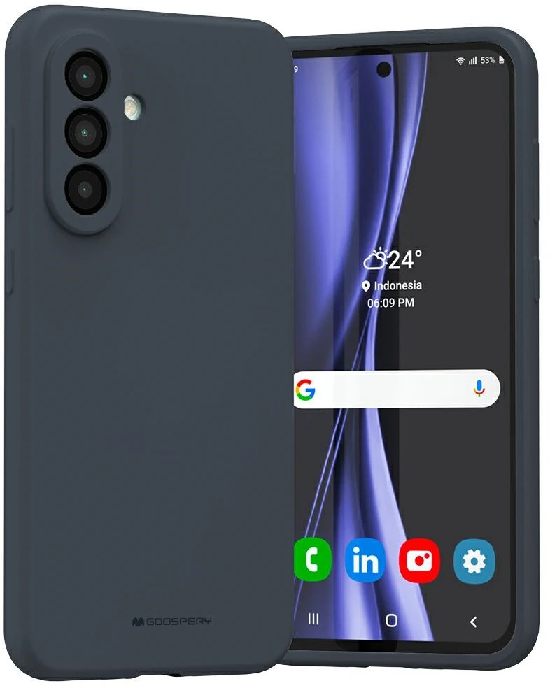 Dėklas Mercury Silicone Samsung Galaxy A36 navy