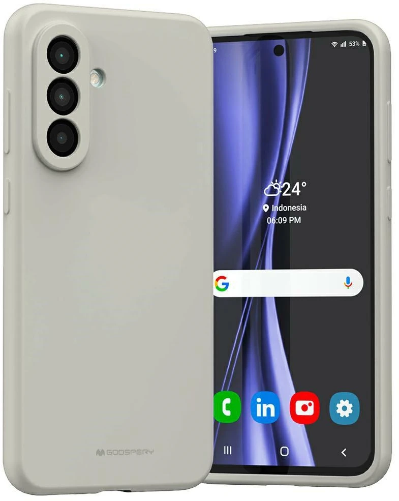 Dėklas Mercury Silicone Samsung Galaxy A36 stone