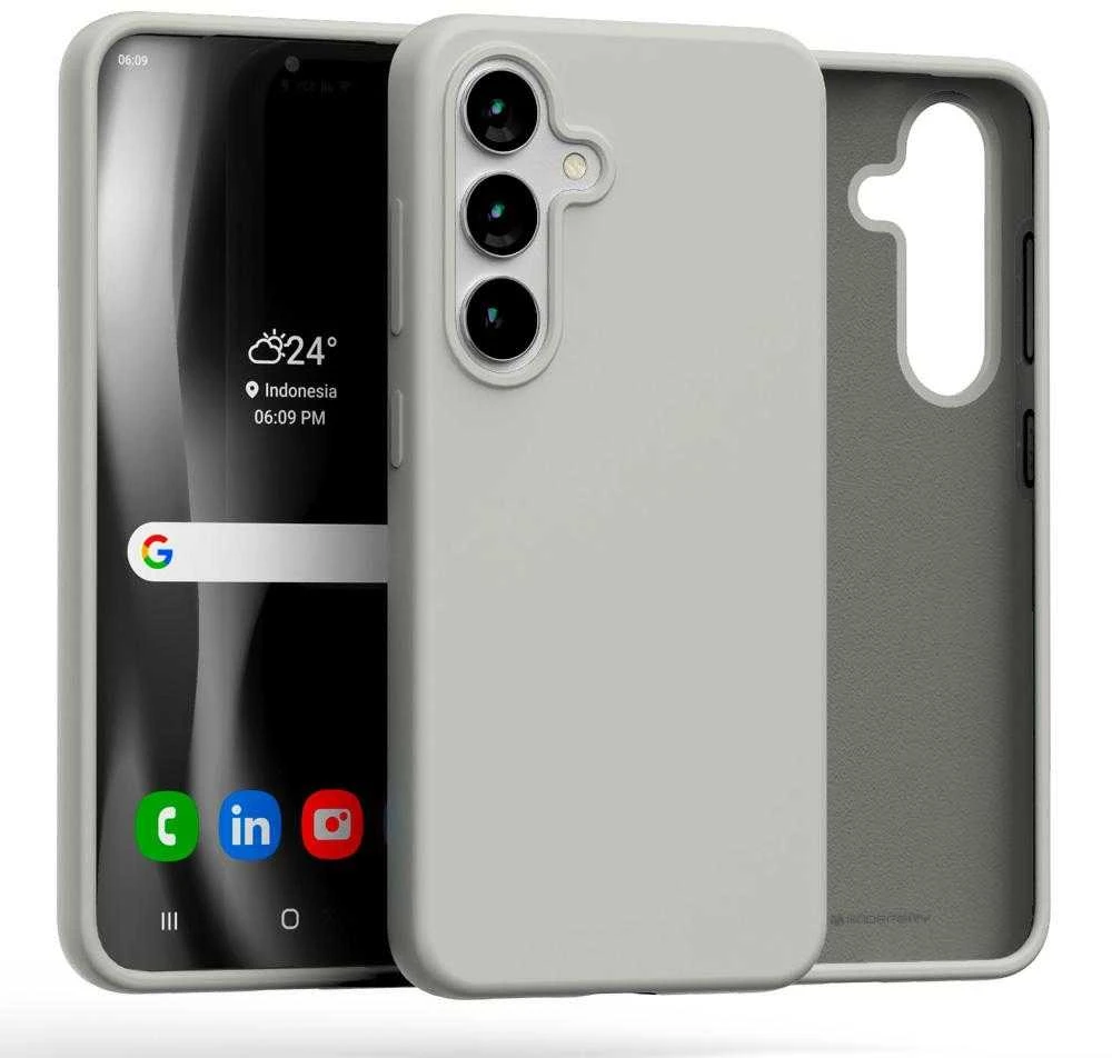Dėklas „Mercury“ silikoninis „Samsung Galaxy S25 S931“ akmuo