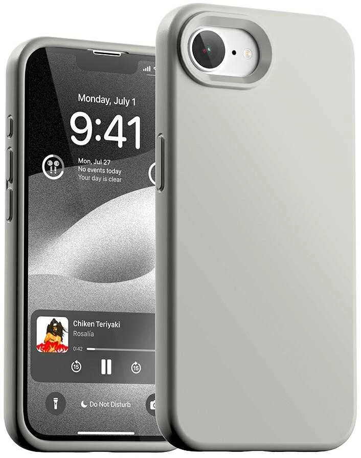 Dėklas Mercury Silicone Apple iPhone 16E / 17e stone