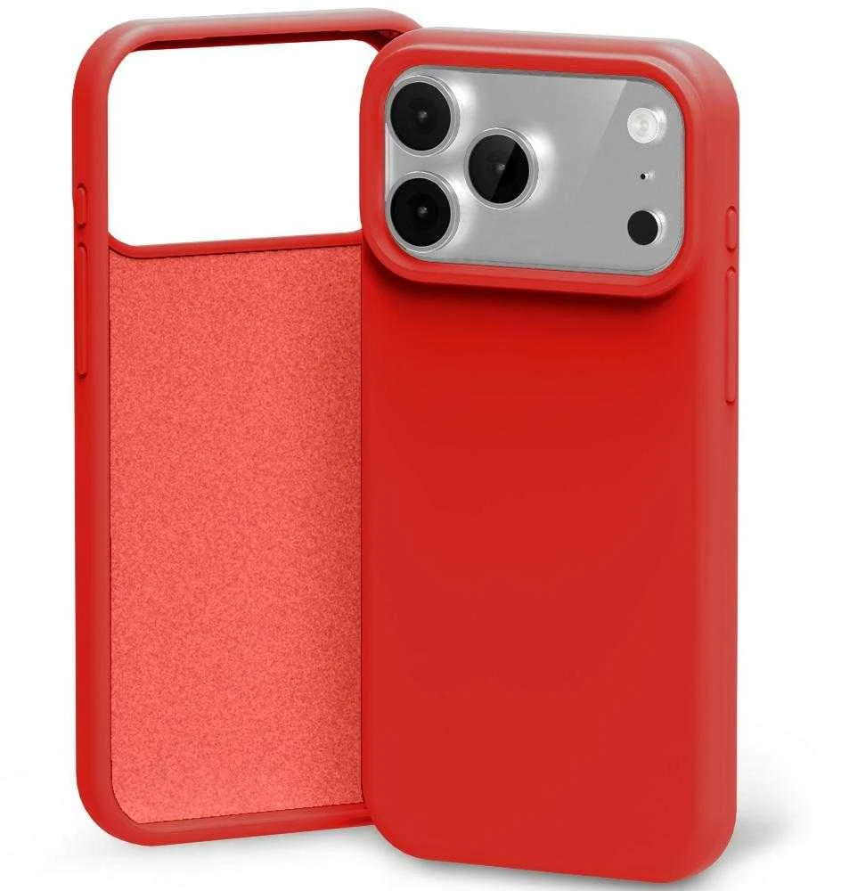 Mercury Silicone Dėklas Apple iPhone 17 Pro Max Raudona
