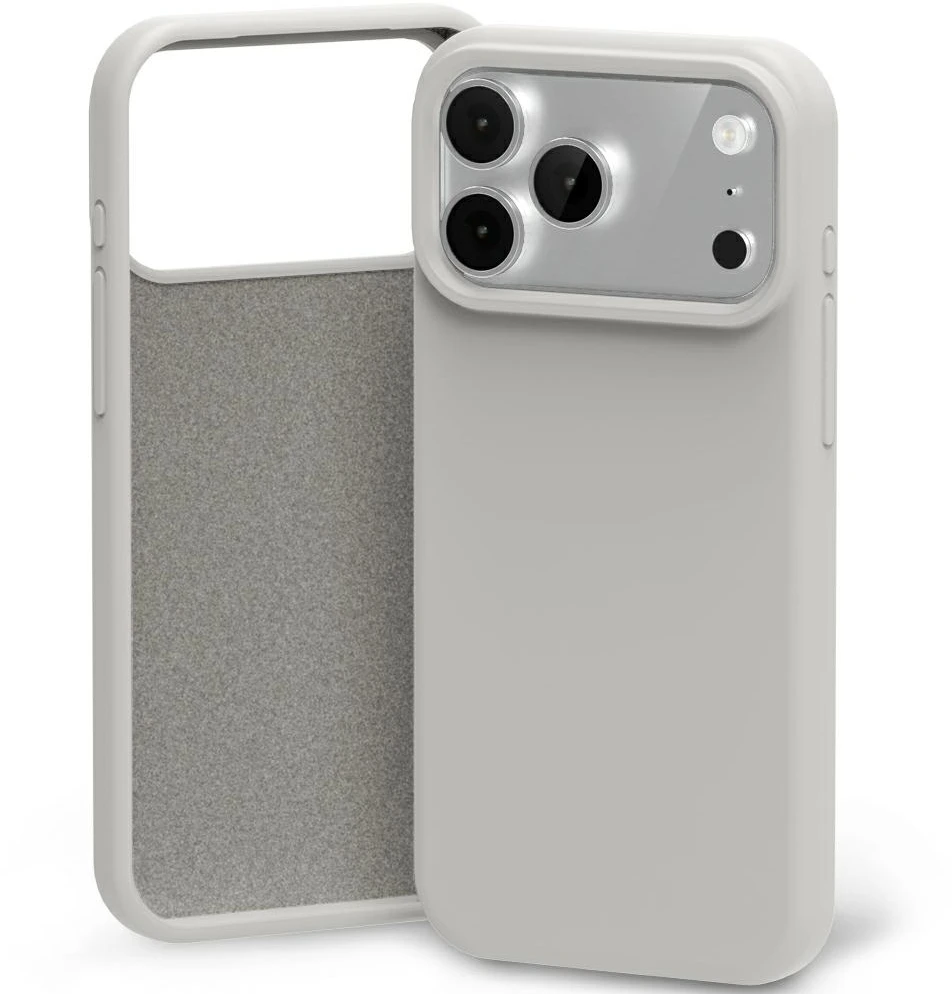 Mercury Silicone Dėklas Apple iPhone 17 Pro Max Stone
