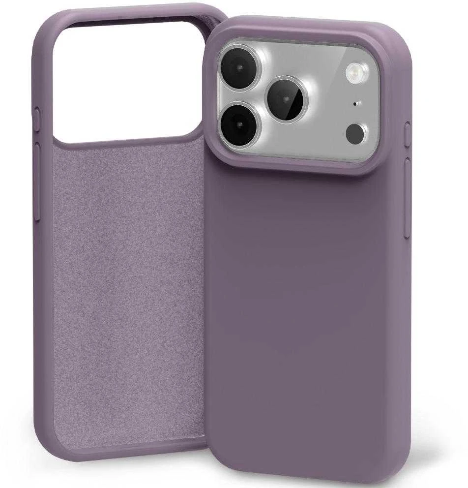 Dėklas Mercury Silicone skirtas Apple iPhone 17 Pro Max violetinės spalvos
