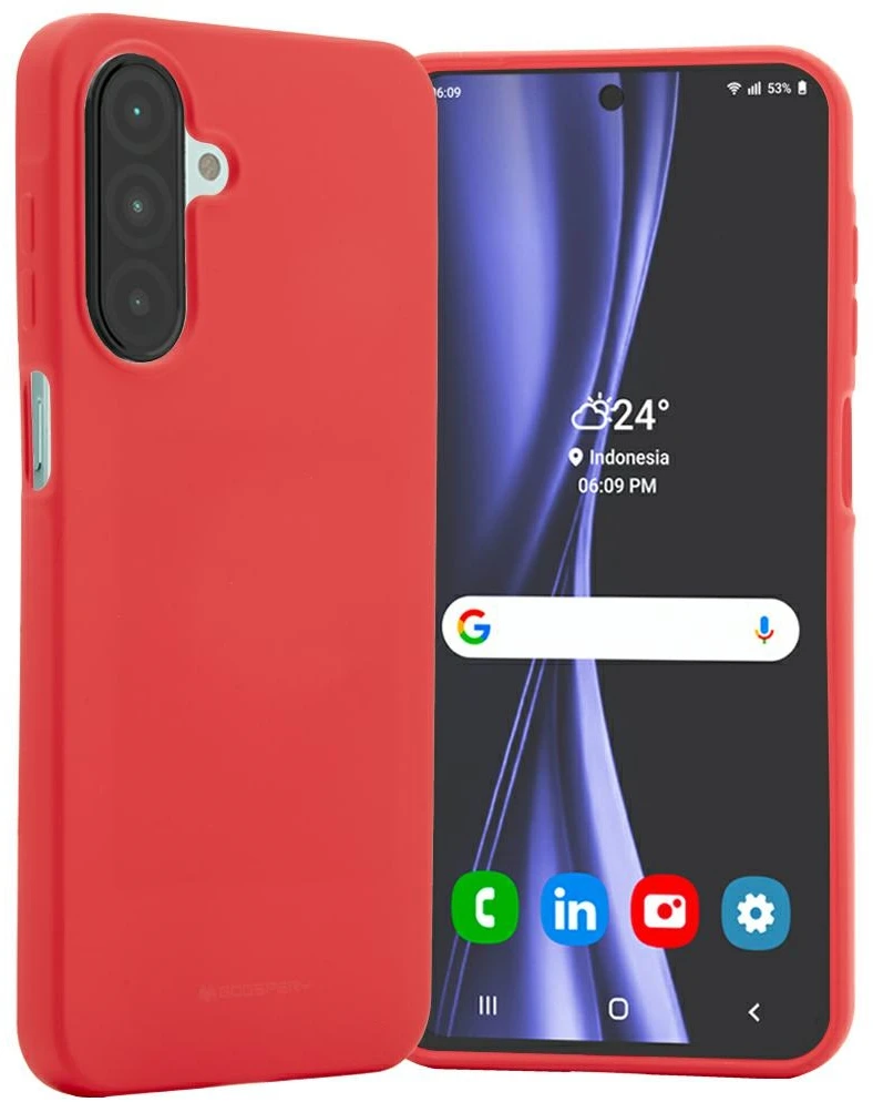 Dėklas Mercury Soft Samsung Galaxy A26 red