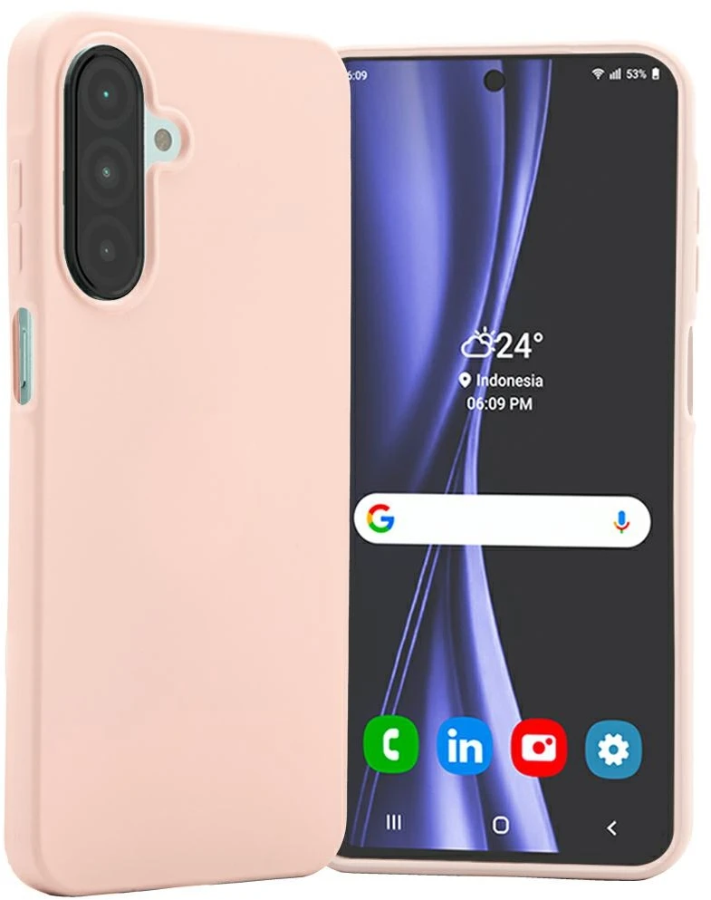 Dėklas Mercury Soft Samsung Galaxy A26 rožinės spalvos-sand