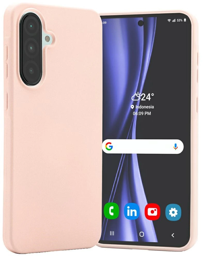Dėklas Mercury Soft Samsung Galaxy A36 rožinės spalvos sand