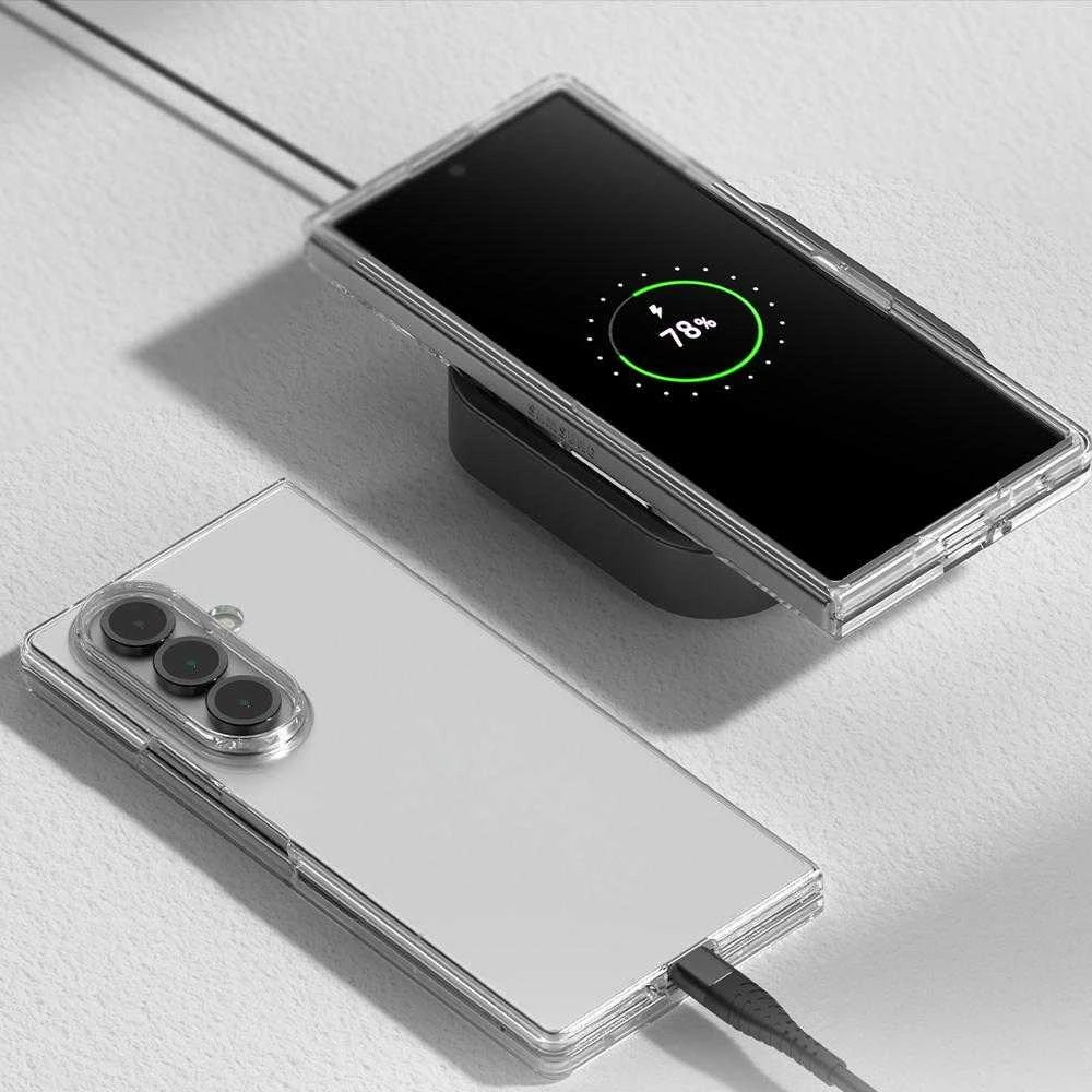 Dėklas Mercury Super Protect skirtas Samsung Galaxy Z Fold7 skaidrus