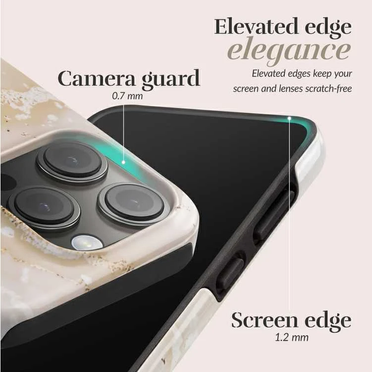 Dėklas MIO Gold Marble Magsafe Compatible for iPhone 17 Pro Max