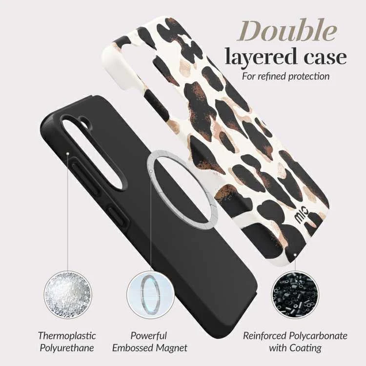 Dėklas MIO Leopard Magsafe Compatible for Samsung S24 5G