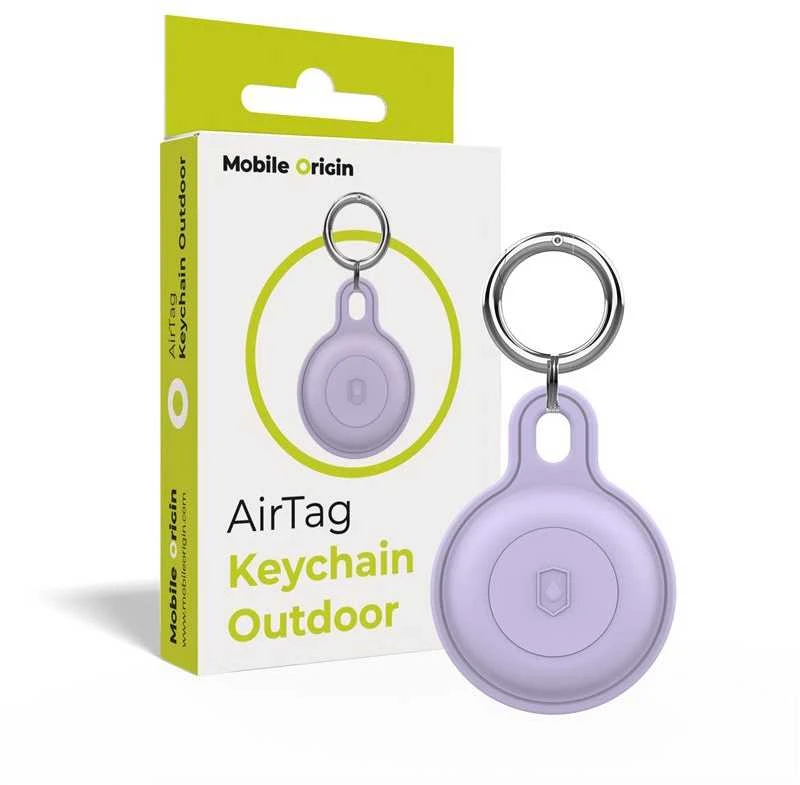 Mobile Origin „AirTag“ lauko raktų pakabukas, violetinis