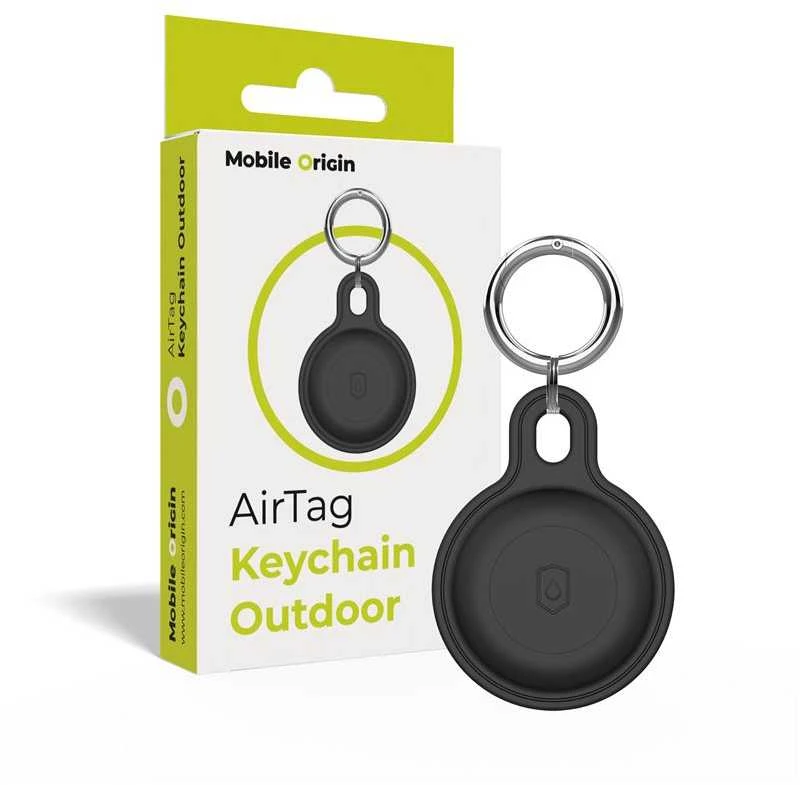 Mobile Origin „AirTag“ lauko raktų pakabukas, juodas