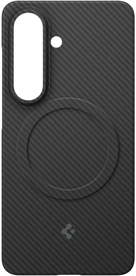 Dėklas Spigen Air Skin Aramid MagSafe, juodos spalvos – Samsung Galaxy S26+