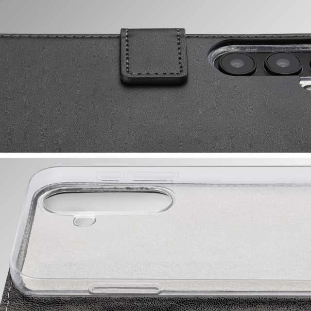 „Mobilize Classic“ piniginės formos dėklas „Xiaomi Redmi Note 15 5G“ Juodas