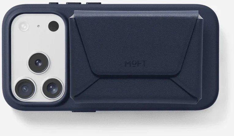 Dėklas „Moft Agile Travel MagSafe“ magnetinė piniginė trikojui, tamsiai mėlyna