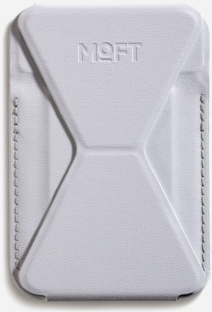 „Moft Movas Snap-On MagSafe“ magnetinė piniginė ir telefono laikiklis, Misty Cove