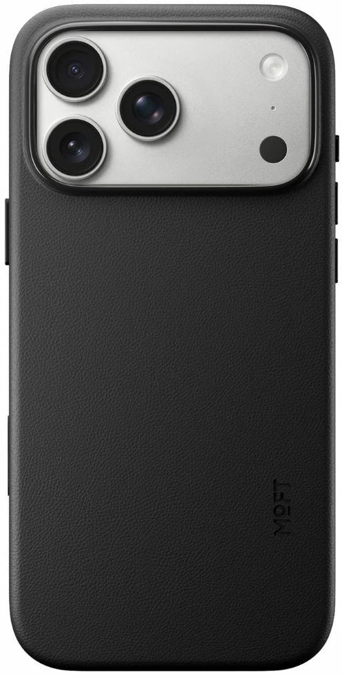 Dėklas Moft Snap MagSafe, skirtas iPhone 18 Pro Max / 17 Pro Max, juodos spalvos