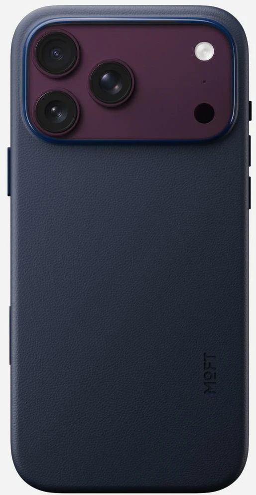 Dėklas Moft Snap MagSafe, skirtas iPhone 18 Pro Max / 17 Pro Max, mėlynos spalvos