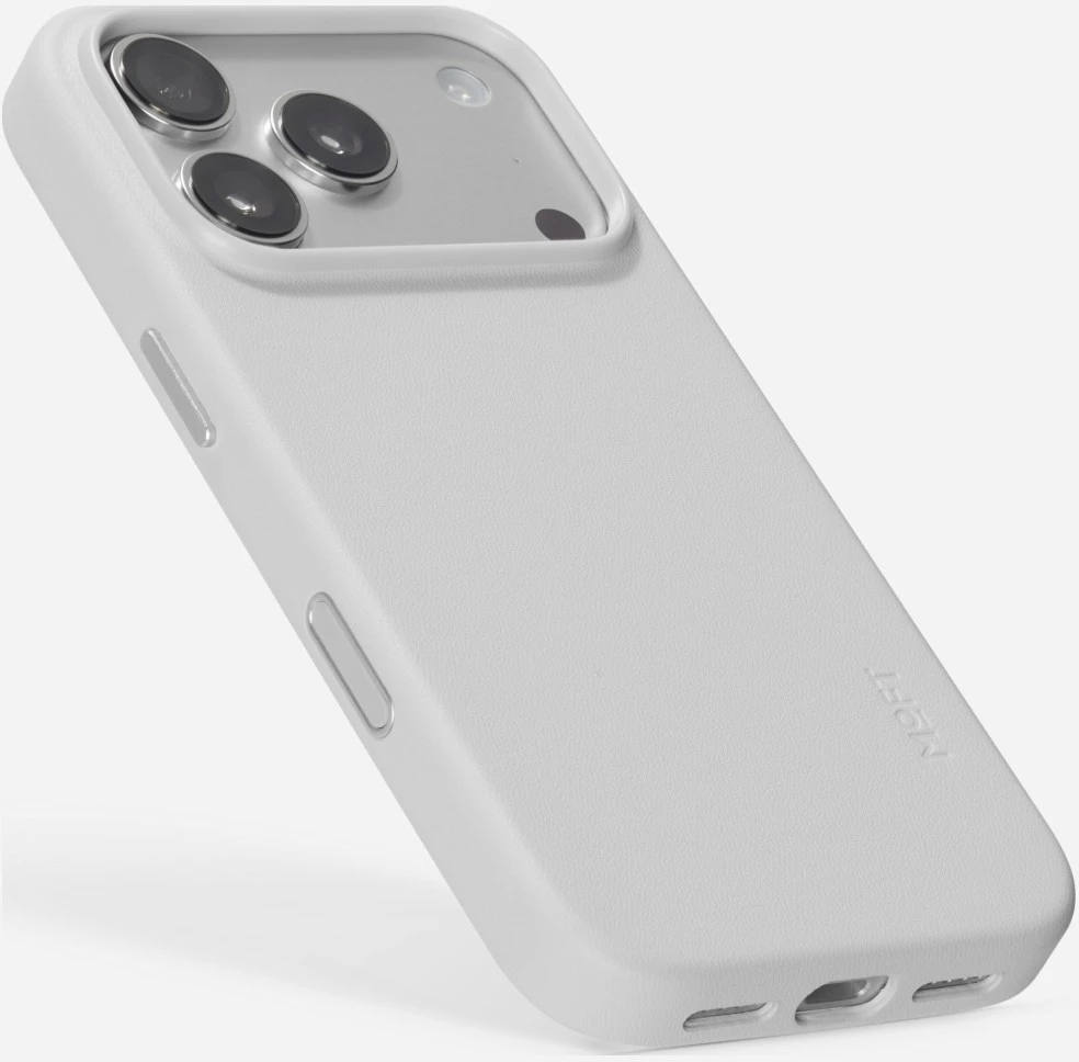 Dėklas Moft Snap MagSafe, skirtas iPhone 18 Pro / 17 Pro, pilkos spalvos