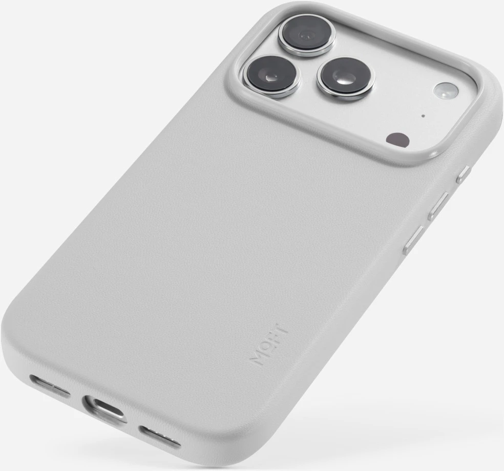 Dėklas Moft Snap MagSafe, skirtas iPhone 18 Pro / 17 Pro, pilkos spalvos