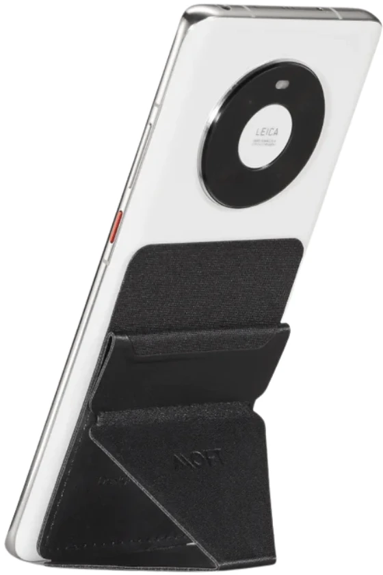 Moft X Mini Self-Adhesive Wallet and Phone Stand juodos spalvos