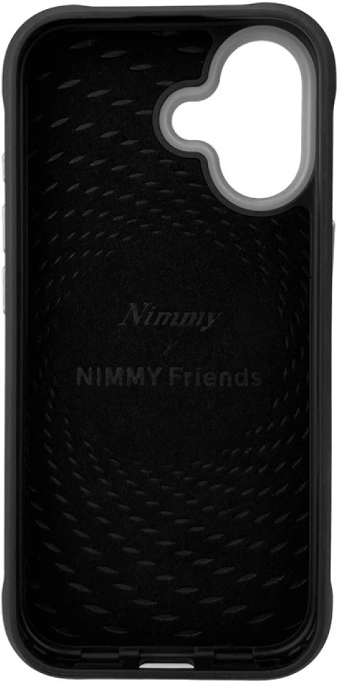 Dėklas NIMMY case BIG EYED PET 2.0 Panda for IPHONE 17 juodas