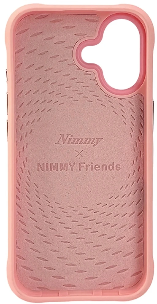 „Nimmy Cool&Cute 2.0“ katino dėklas, skirtas „iPhone 17“ - Rožinė