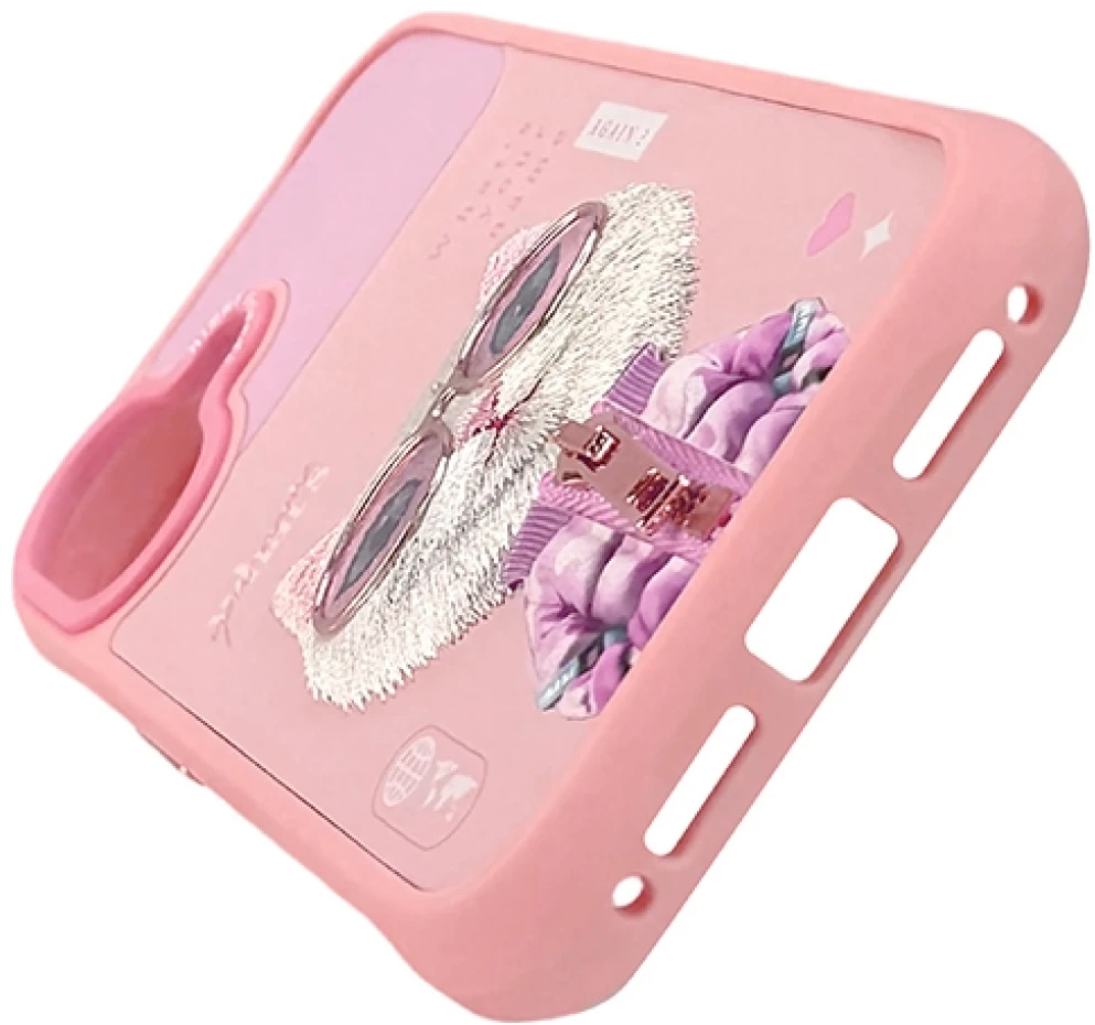 „Nimmy Cool&Cute 2.0“ katino dėklas, skirtas „iPhone 17“ - Rožinė