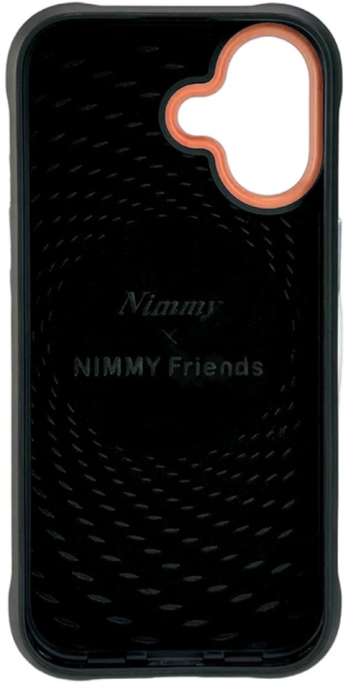 „Nimmy Cool&Cute 2.0 Gorilla“ dėklas, skirtas „iPhone 17“ - Juodas